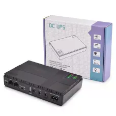 Источник бесперебойного питания для роутера DC UPS 20000 mAh 18W (5V/9V/12V, PoE), бесперебойник для оптоволокна GPON ONU