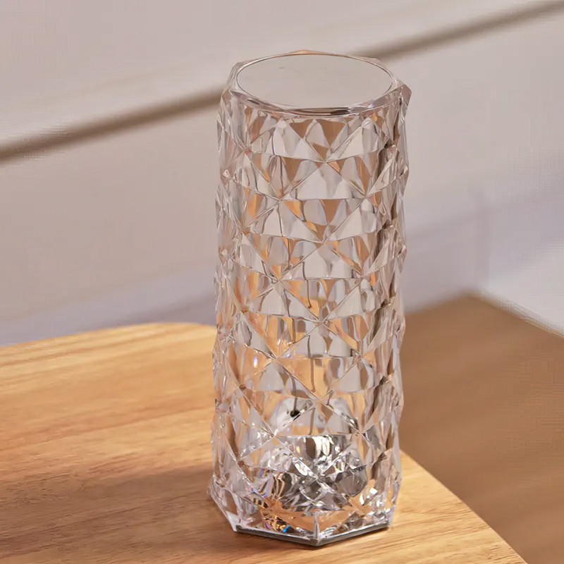 Настольная RGB лампа Crystal Rose Ambience, аккумуляторная, 5 Вт, 10 часов на одном заряде, 4 режима яркости фото - 4