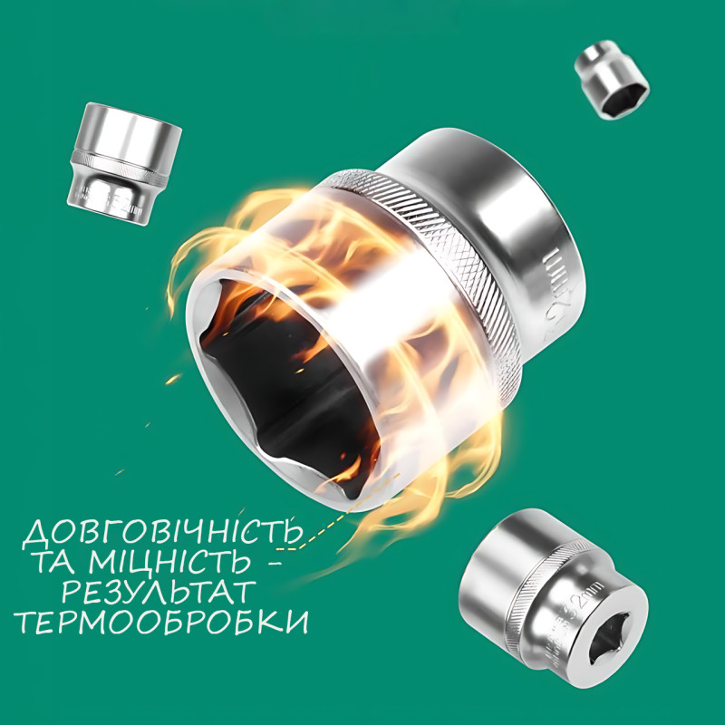 Набір інструментів 172 предмети, інструменти для автомобіля piece sleeve set AND ES-172 у пластиковому кейсі фото - 8