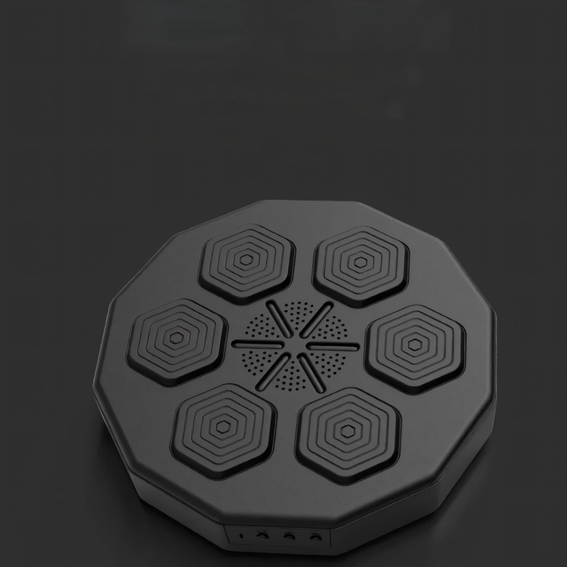 Музыкальная интеллектуальная боксерская панель тренажер с LED подсветкой, Bluetooth, 40х40х7.5 см фото - 7