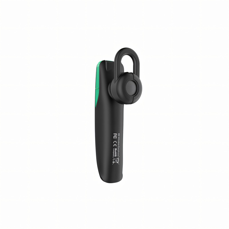 Бездротова Bluetooth гарнітура HOCO E1 з мікрофоном, 50 mAh, радіус дії до 10 м, чорний фото - 3