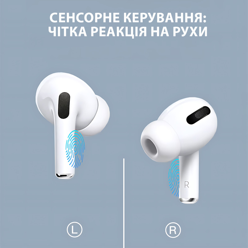 Bluetooth Гарнітура Borofone BW59 True з кейсом, бездротові навушники із сенсорним керуванням фото - 8