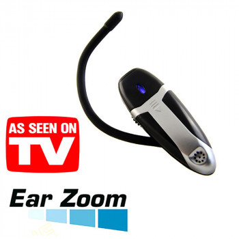 Слуховой аппарат Ear Zoom, в виде Bluetooth гарнитуры, черный