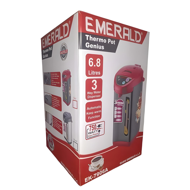 Термопот EMERALD Thermo Pot Genius (EK 7906A), 6.8 літра, 800 вт. фото - 8