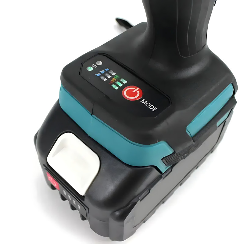 Гайковёрт аккумуляторный DTW301 48V 5.0Ач, 300 Нм, бесщёточный, 3 режима, 2 АКБ, трещотка, набор насадок, кейс фото - 7