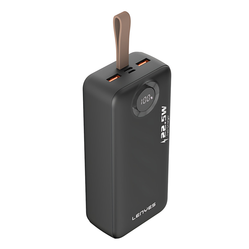 Power bank LENYES PX387D 30000mAh 22.5W с LED дисплеем, поддержкой быстрой зарядки фото - 4