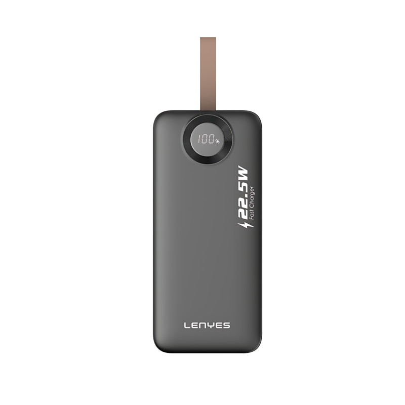 Power bank LENYES PX387D 30000mAh 22.5W с LED дисплеем, поддержкой быстрой зарядки фото - 2