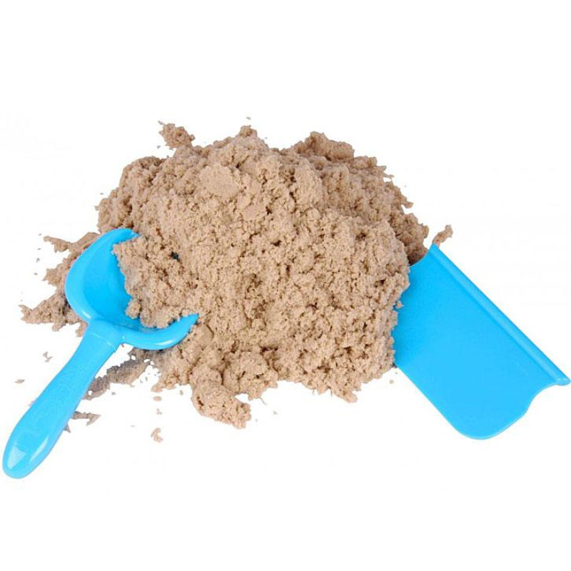 Набор 4 в 1 детский кинетический песок Squishy SAND,  3 формы фото - 3