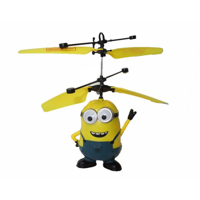 Игрушка летающий миньон, интерактивная игрушка фото - 1