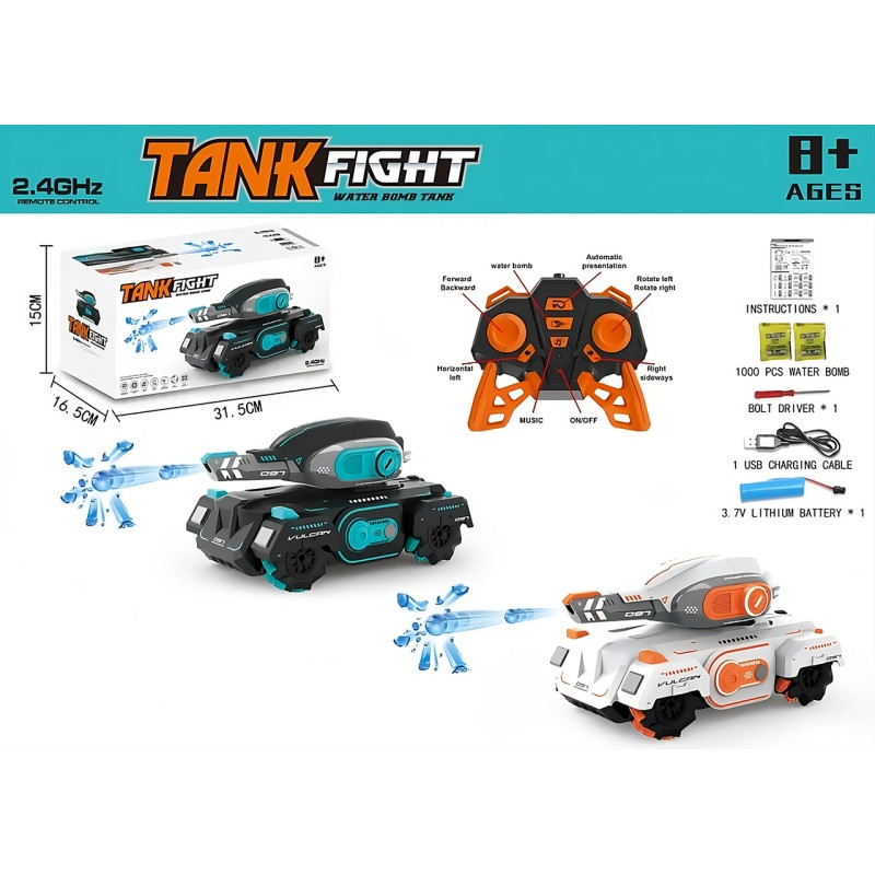 Іграшковий танк з дистанційним керуванням TOY 960-13A фото - 2