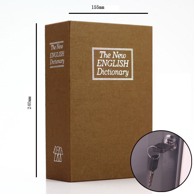 Большая Книга сейф LONDON Book safe, с ключом, большая 24 см высота фото - 6