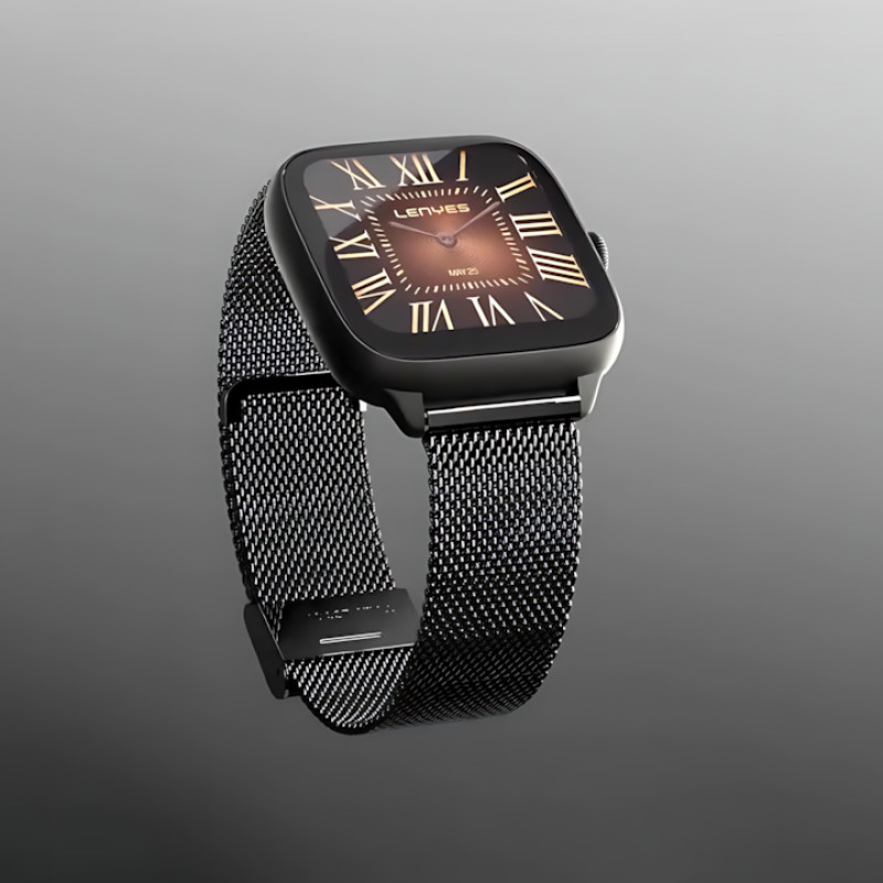 Смарт-часы LENYES AISTAR 1.85&Prime; TFT, Bluetooth, поддержка звонков, измерение пульса, IP68, 240 mAh фото - 5