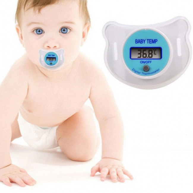 Детский электронный термометр соска SOSKA с дисплеем