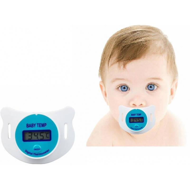 Детский электронный термометр соска SOSKA с дисплеем фото - 0