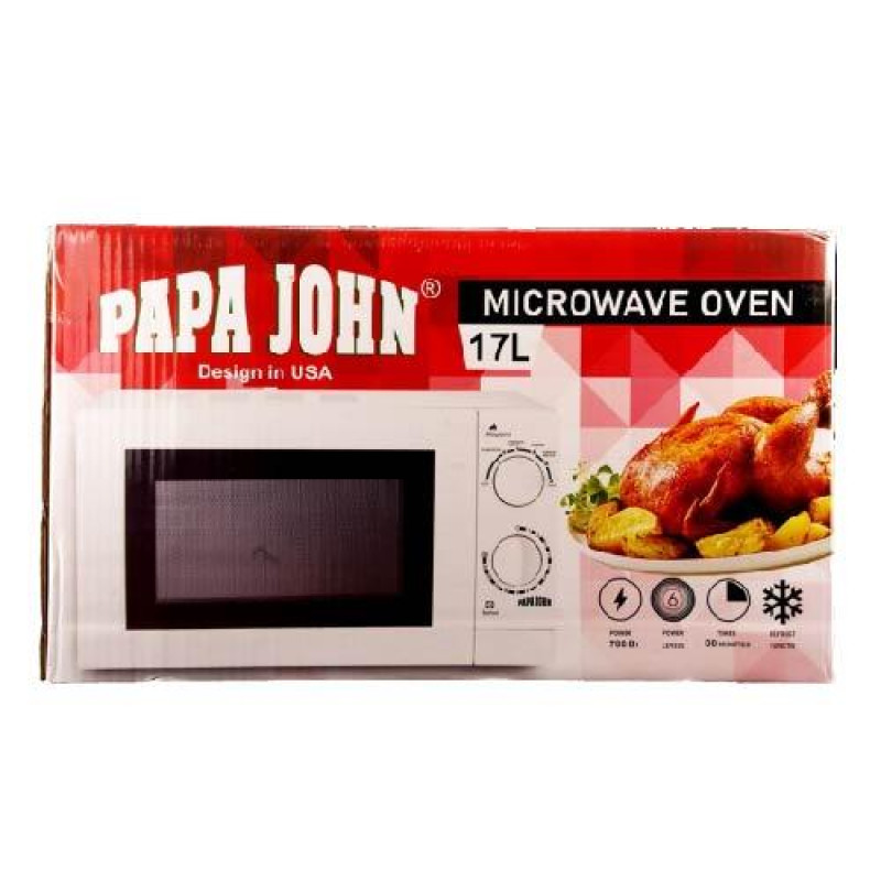 Мікрохвильова піч 1572 Papa John 17л Механіка 700вт фото - 5