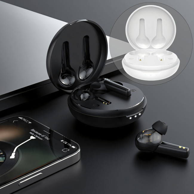 Бездротова гарнітура HOCO ES55 Songful, Bluetooth хендсфри BT5 з кейсом для заряджання