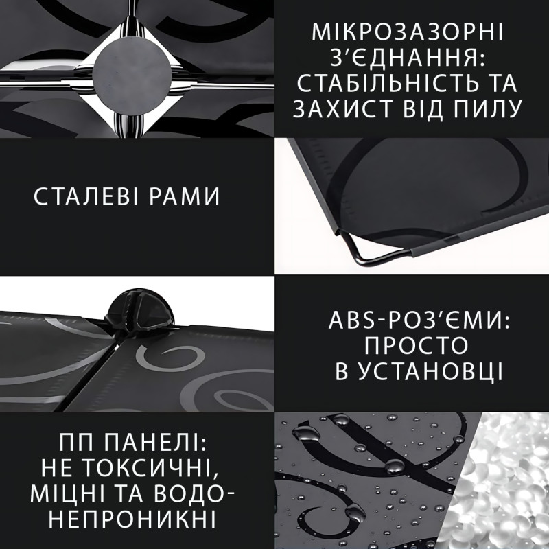 Шкаф пластиковый для одежды и обуви, портативный органайзер 10136, 110х37х127 см фото - 8