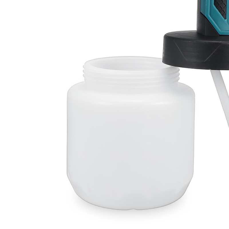 Краскопульт 21 В, 1500 мАч, 800 мл, электрический, беспроводной, 2 АКБ, съёмная головка, 3 режима, 1200 мл/мин фото - 46