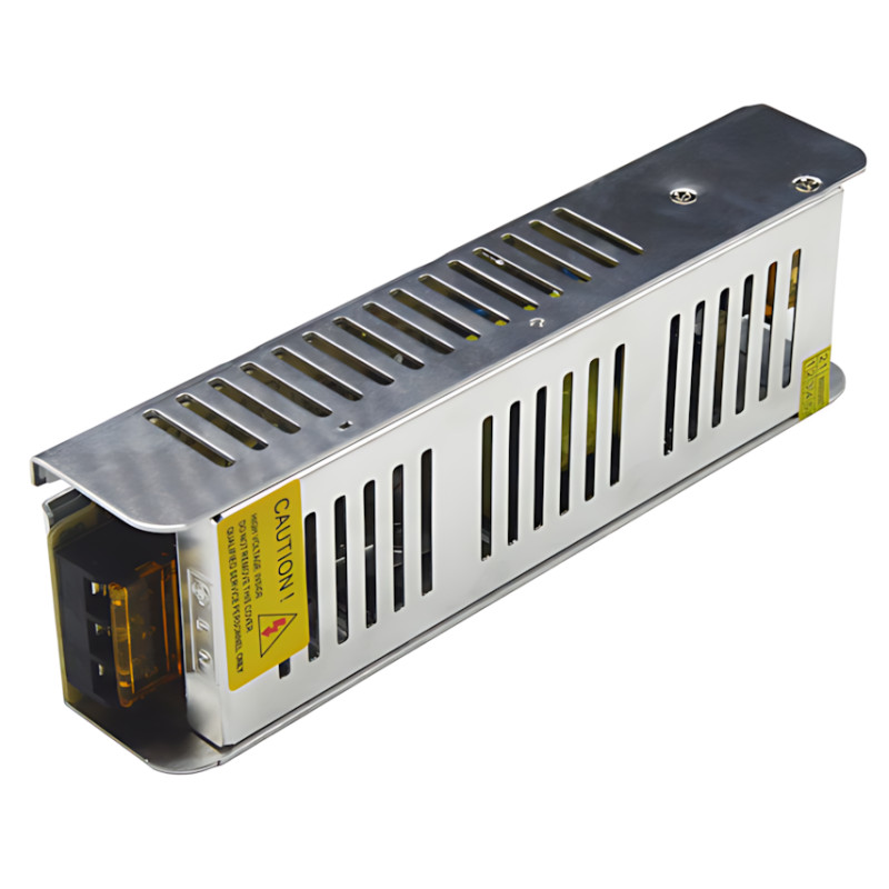 Адаптер 12V 25A METAL Long, імпульсний блок живлення негерметичний — 300 W, пасивне охолодження, IP20 фото - 3