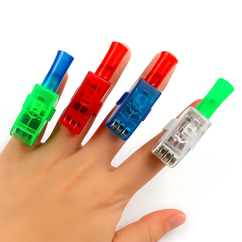 Детский пальчиковый проектор-фонарик с проекцией рисунков, LED, работа от батареек, мини фонарик на палец с проэкцией картинок фото - 6