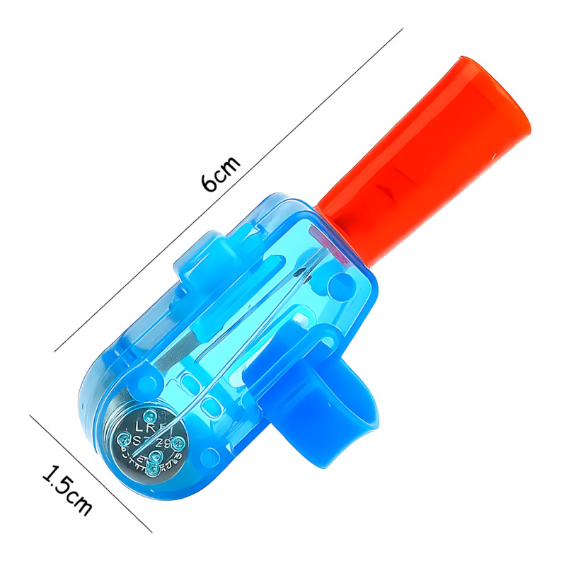 Детский пальчиковый проектор-фонарик с проекцией рисунков, LED, работа от батареек, мини фонарик на палец с проэкцией картинок фото - 10