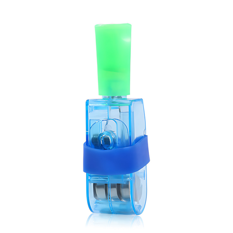 Детский пальчиковый проектор-фонарик с проекцией рисунков, LED, работа от батареек, мини фонарик на палец с проэкцией картинок фото - 4