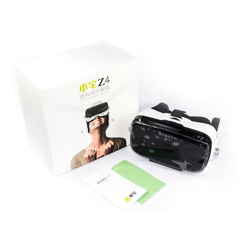 Шолом віртуальної реальності BOBO VR Z4 c навушниками, VR окуляри, білий фото - 7