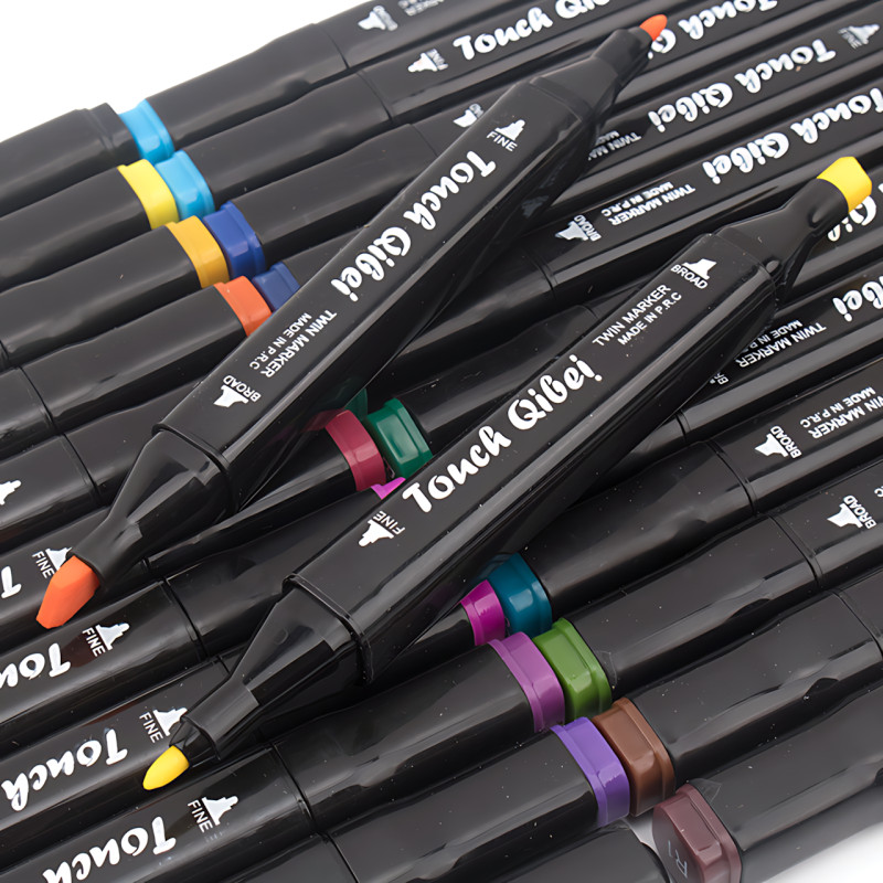 Набор для творчества и рисования 001 в алюминиевом чемодане, 68 предметов, кейс-мольберт 30&times;25&times;2,5 см, художественный набор фото - 4