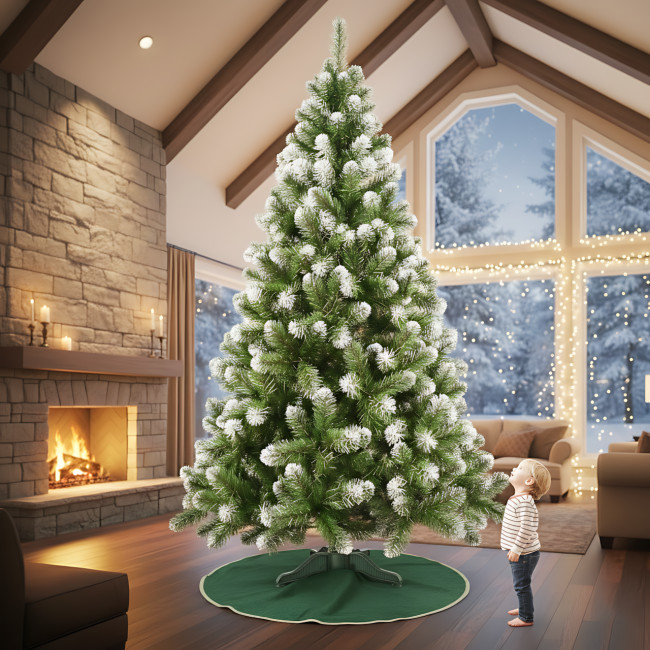 Елка искусственная «Королева» из огнестойкой экопленки ПВХ с белым кончиком, Украина — высоты от 0.35 до 4.0 м 4