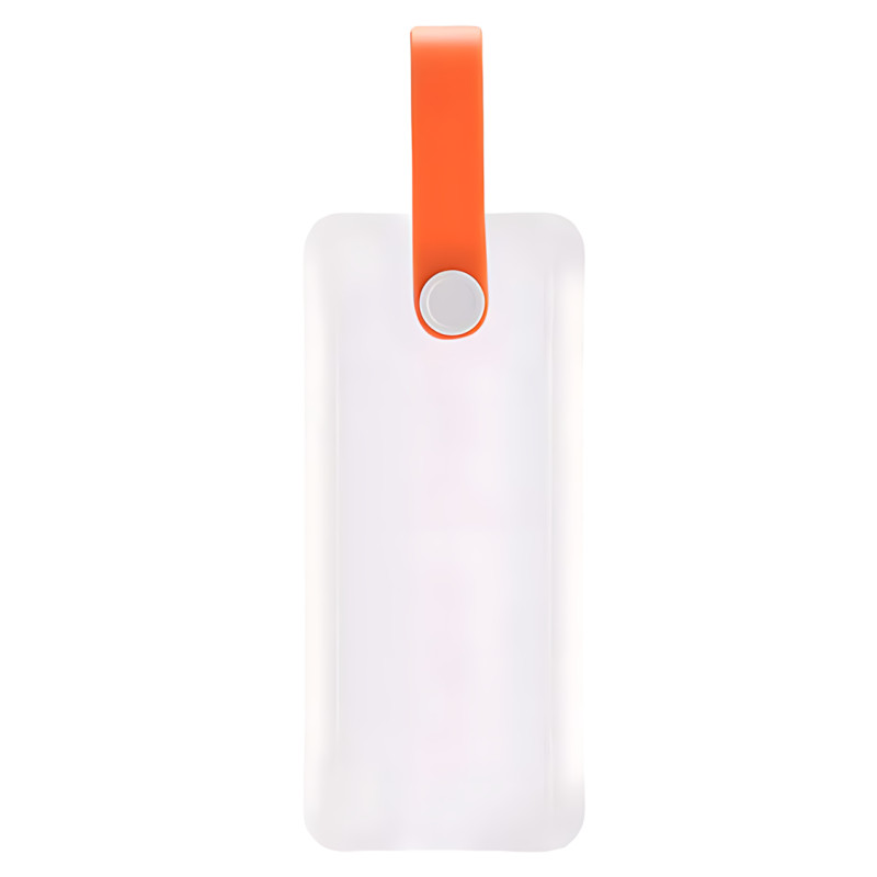 Power Bank 100 000 MAH, портативное зарядное YM-655 с быстрой зарядкой, 4 USB и ярким фонарем, белый фото - 3