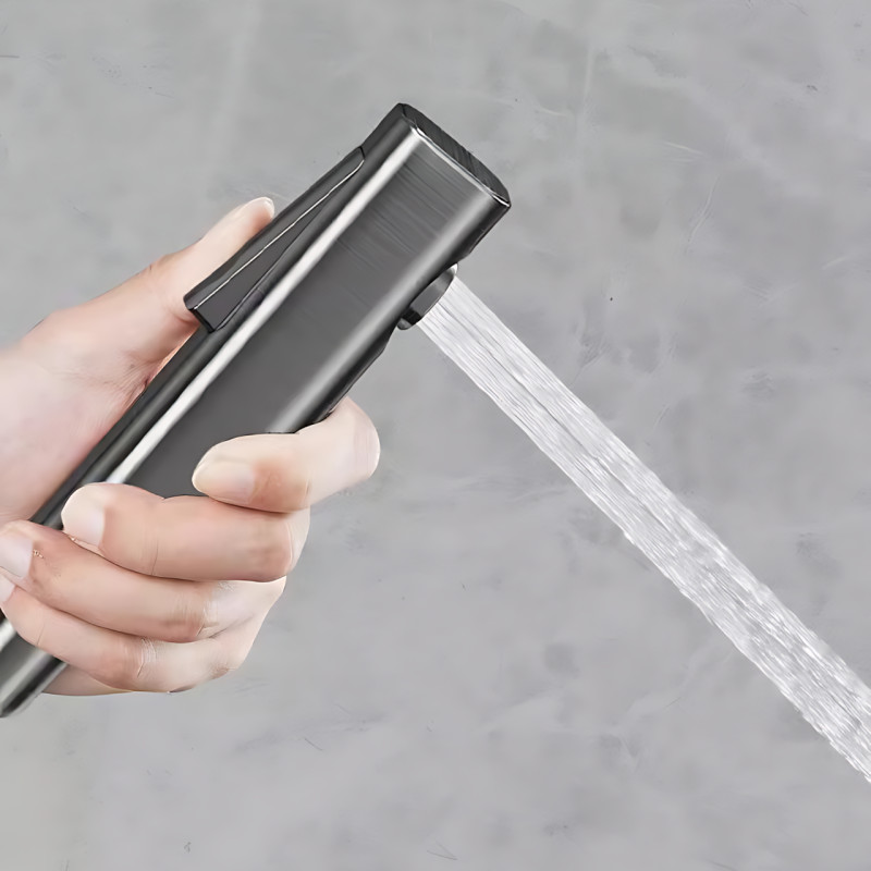 Душевая система с тропическим душем, цифровым дисплеем, термостатом, 4 режимами, латунный корпус, верхняя+ручная лейки+гигдродуш фото - 6