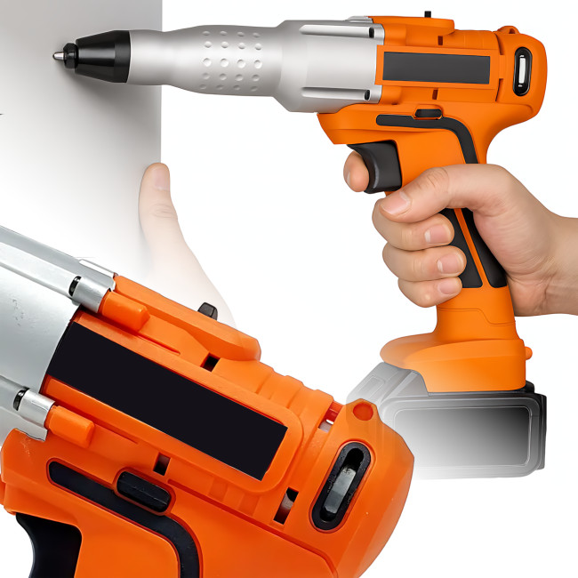Акумуляторний заклепник Golden Bullet BY8506, 18V, 2000 mAh, 5 мм, 2 швидкості, у кейсі