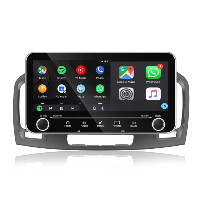 Автомагнітола PI-208, 10.25", 2DIN, GPS, Android 10.1, Wi-Fi, Bluetooth, USB, 16 Гб, 4 ядра