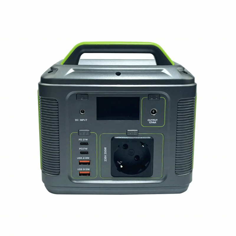 Портативна електростанція 300 Вт Wimpex WX300, 50000 мА·год, виходи: Usb, 12 В, Type-C, 220 В + ліхтар фото - 2