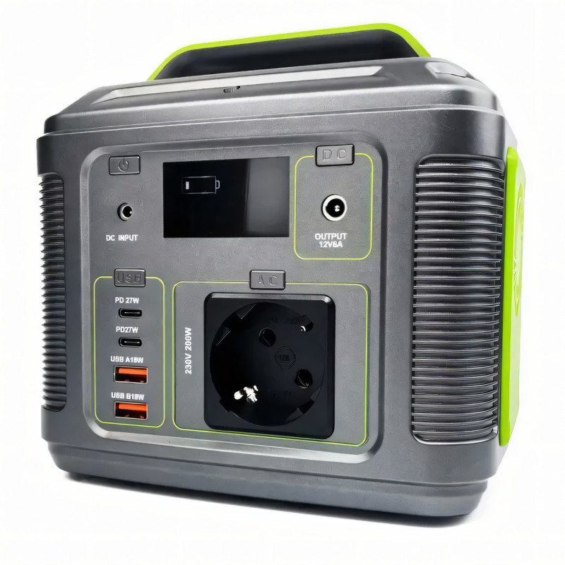 Портативна електростанція 300 Вт Wimpex WX300, 50000 мА·год, виходи: Usb, 12 В, Type-C, 220 В + ліхтар фото - 3