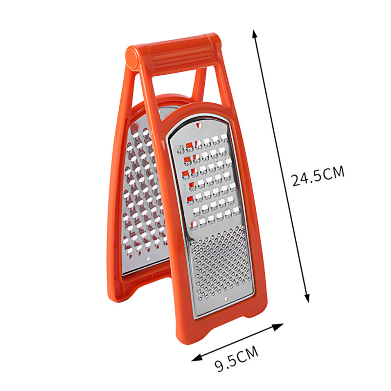 Терка пластиковая складная GRATER LY-320, 24.5×9.5 см, 150 г, ПП + нержавеющая сталь 410, многофункциональная фото - 10