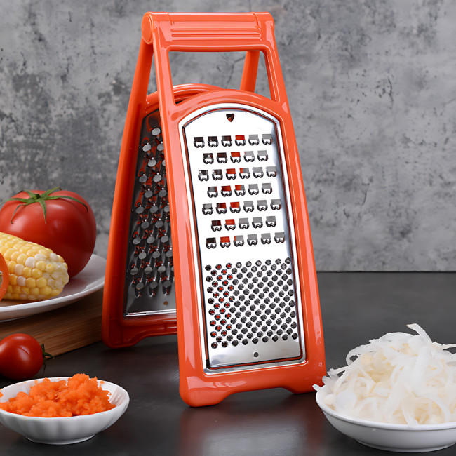 Терка пластиковая складная GRATER LY-320, 24.5×9.5 см, 150 г, ПП + нержавеющая сталь 410, многофункциональная