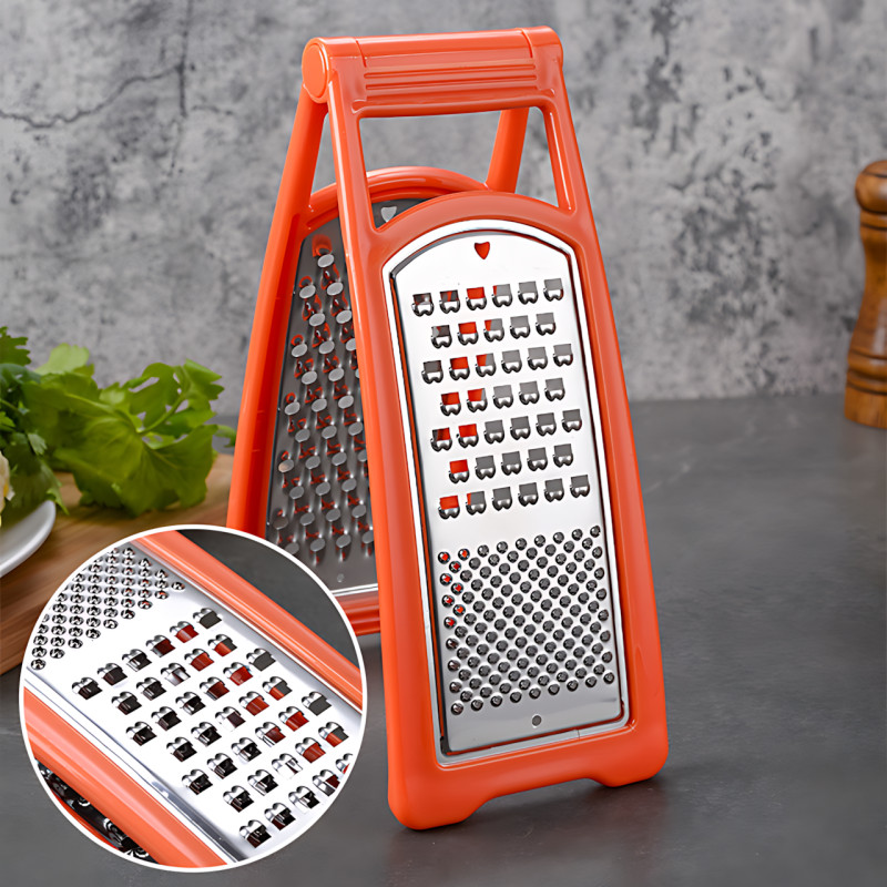 Терка пластиковая складная GRATER LY-320, 24.5×9.5 см, 150 г, ПП + нержавеющая сталь 410, многофункциональная фото - 4
