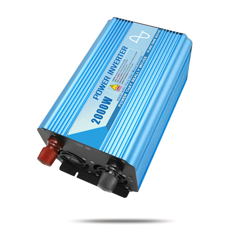Преобразователь напряжения Wimpex WX-2010, чистая синусоида, 2000 Вт, 12 В фото - 3