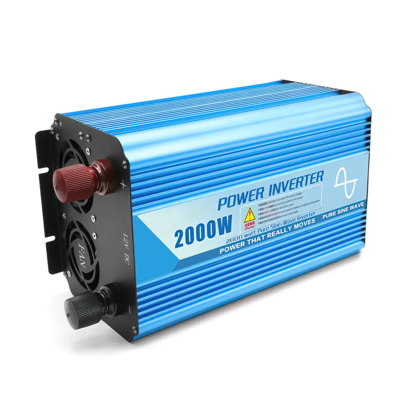 Преобразователь напряжения Wimpex WX-2010, чистая синусоида, 2000 Вт, 12 В фото - 2