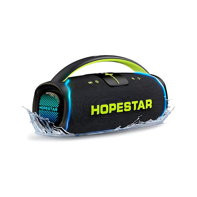 Портативна Bluetooth-колонка Hopestar A65 300 Вт з мікрофоном, акумулятором, RGB, TWS, IPX6, USB/TF/AUX фото - 5