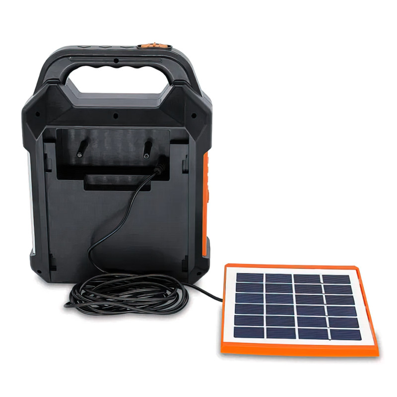 Портативна сонячна система EasyPower EP-0168, 4500 мА/год, з функцією повербанк, FM-радіо та Bluetooth фото - 3