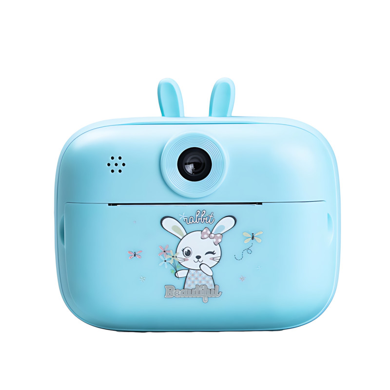Фотоапарат миттєвого друку Print Camera MA458 — 1080 dpi, термодрук 57×30 мм, USB, Bluetooth, блакитний фото - 2