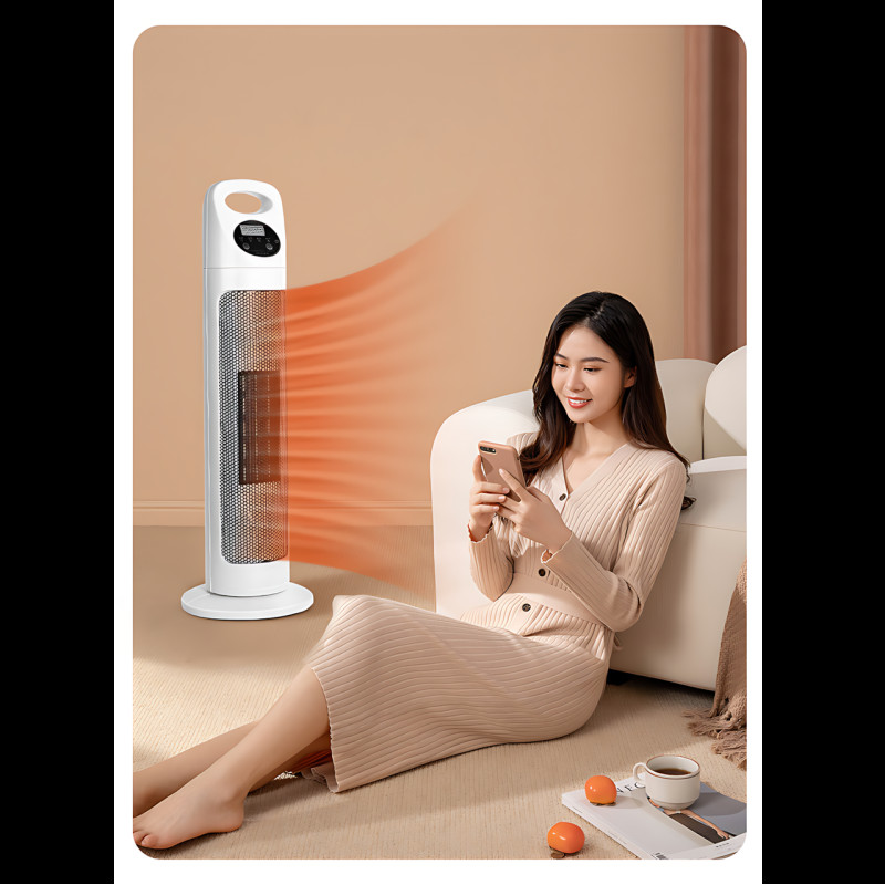 Підлоговий кулер-вентилятор Germatic Air Max 2в1 (BFX-768-1668), тепловентилятор зима-літо, 2000 Вт, з LED-дисплеєм і пультом фото - 8