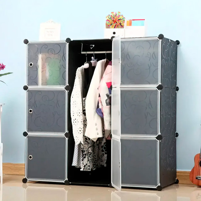 Пластикова складана шафа Storage Cube Cabinet MP-39-61, 9 секцій