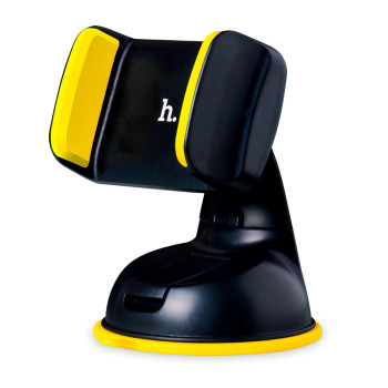Автомобільний тримач HOCO CA5 на торпеду для телефона, 6 дюймів Черно-желтый