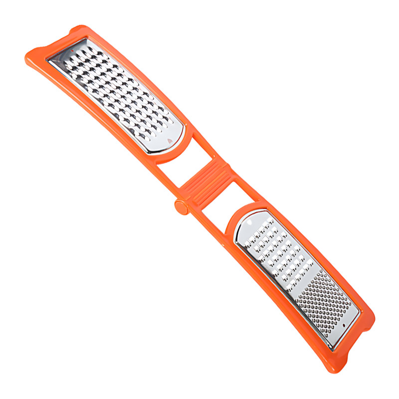 Терка пластиковая складная GRATER LY-320, 24.5×9.5 см, 150 г, ПП + нержавеющая сталь 410, многофункциональная Желтый фото - 2