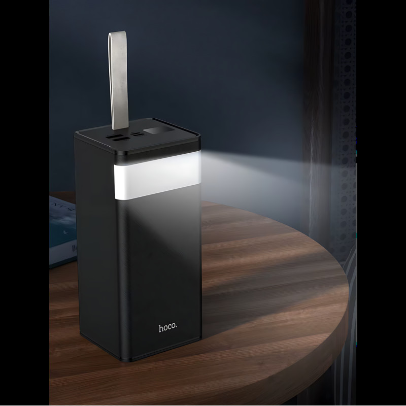 Power Bank Hoco J86A Powermaster 50000 mAh 22.5W, пауэрбанк с LED-дисплеем, фонариком, быстрой зарядкой PD20W/QC3.0, 2×USB, Type-С фото - 40