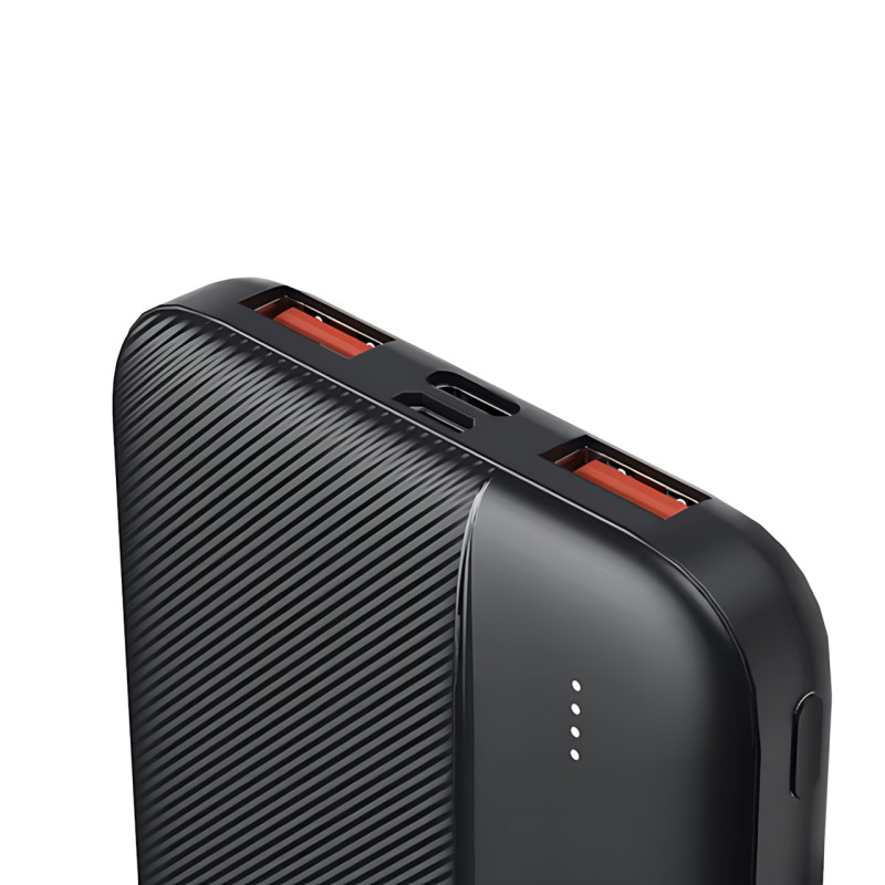 Power Bank LENYES PX163 10000 mAh с LED-индикацией, 2USB, универсальной зарядкой фото - 5