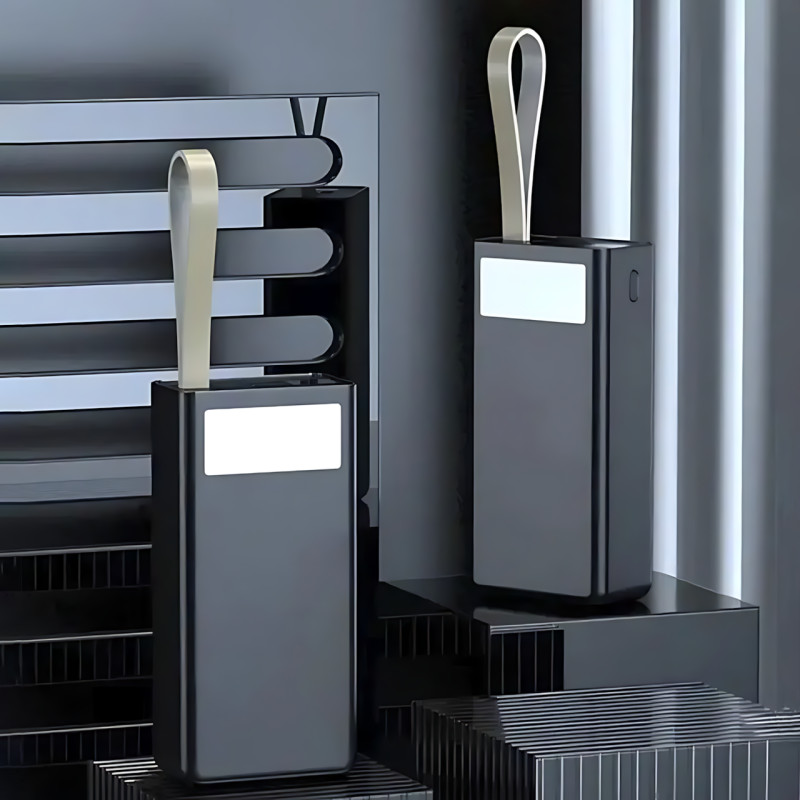 Power Bank AND J86 80000 mAh, аккумулятор с LED-дисплеем, быстрая зарядка 22.5W, USB-C, Micro-USB, Lightning фото - 8